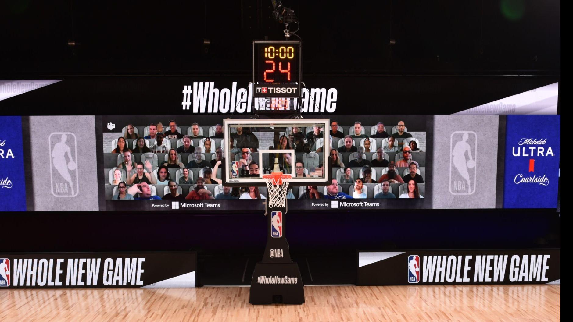New For Nba Bubble Broadcasts 300 Plus Virtual Fans Better Angles Sneaker Squeaks Pelicans Nola Com
