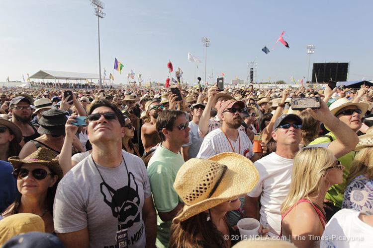 Elton John dazzled an enormous crowd at the 2015 New Orleans Jazz Fest Louisiana Festivals