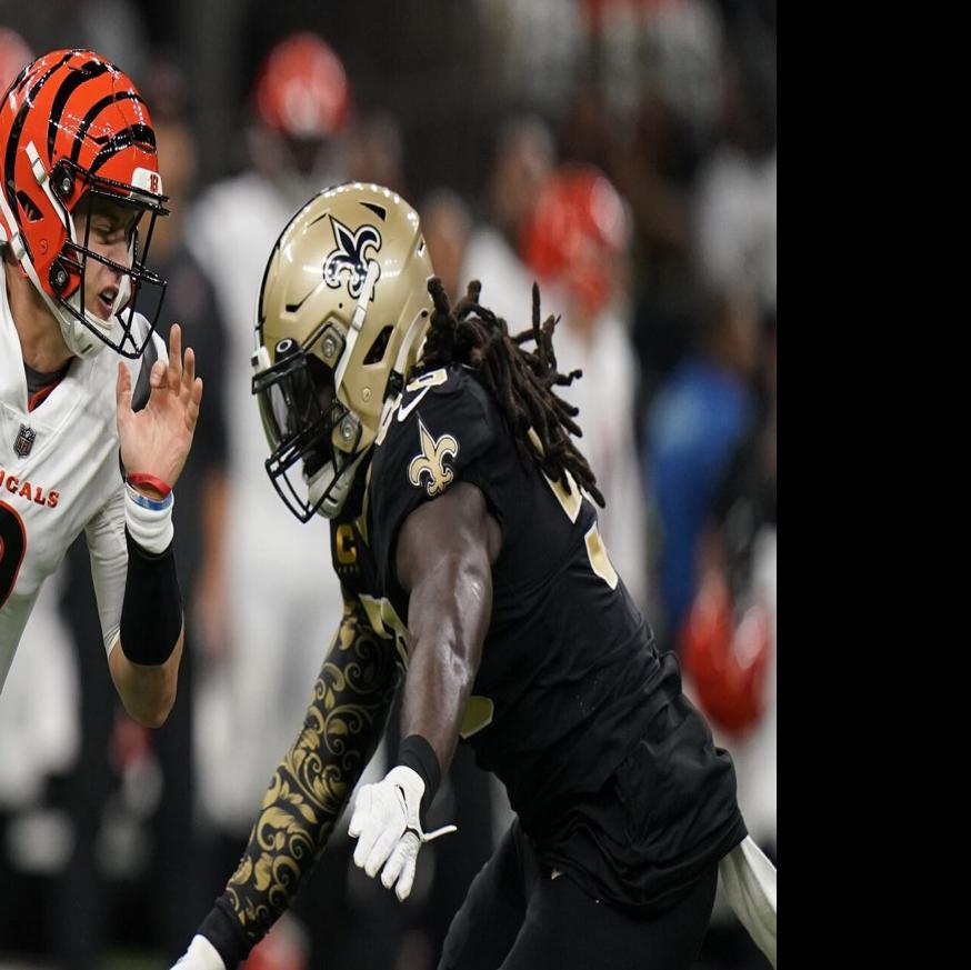 WATCH: Bengals QB Joe Burrow takes a rough hit from Saints LB Demario  Davis, who was penalized, Saints