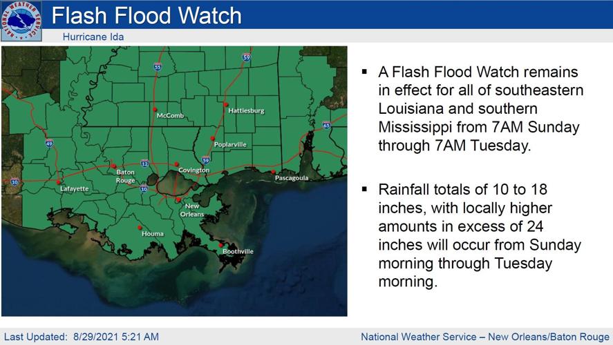 Eye of catastrophic Hurricane Ida makes second landfall near Galliano