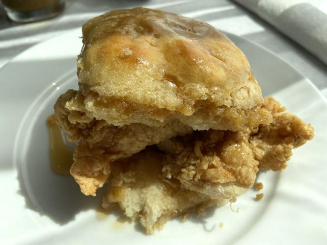 Up and Adam Eatz's chicken biscuits could make a person fall in love