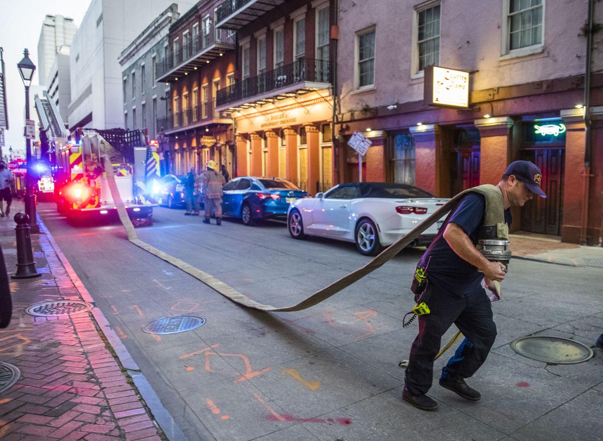 Quarter House hotel catches fire in New Orleans; 2 firefighters injured