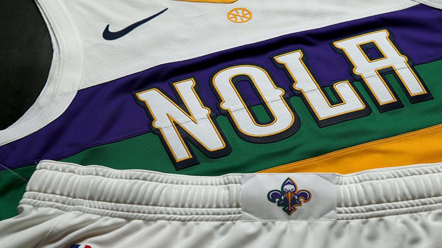 Pelicans unveil Mardi Gras uniforms