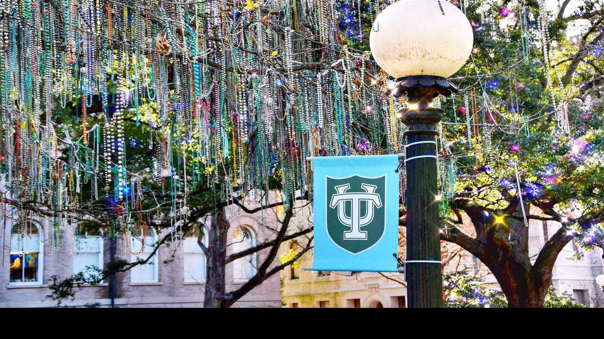 ABC13 Houston - The bead tree in full bloom from Tulane University Alumni  Association Laissez les bons temps rouler! Happy Mardi Gras friends! Check  out more cool Mardi Gras pictures here