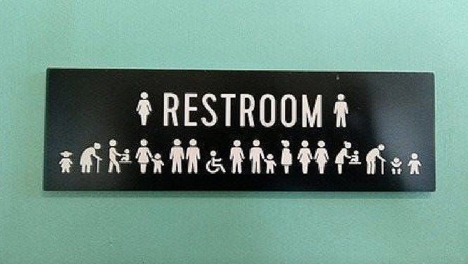 7 Gender Neutral Restroom Signs To, Bathroom Signs For Home Ireland