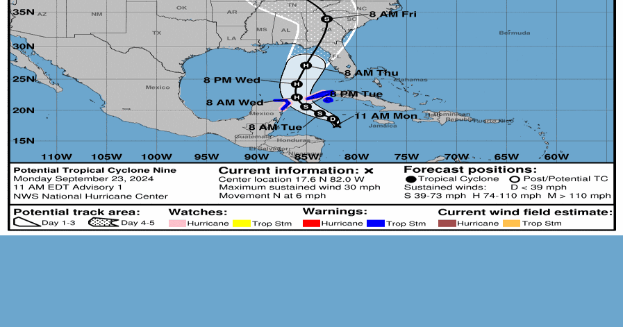 How concerned should Louisiana be about Hurricane Helene? | Hurricane Center