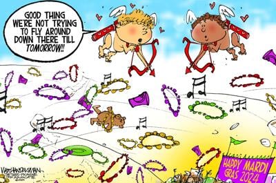 Mardi Gras 2024 Walt Handelsman