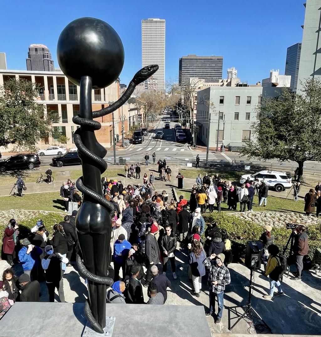 Some call it ugly, Satanic, obscene: Understanding the statue at the former Lee  Circle | Arts 