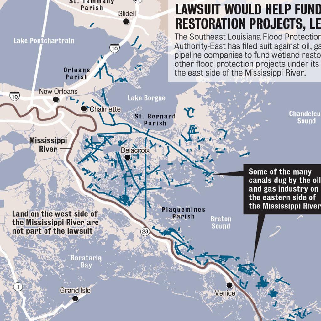 Historic lawsuit seeks billions in damages from oil, gas, pipeline  industries for wetlands losses | Environment | nola.com