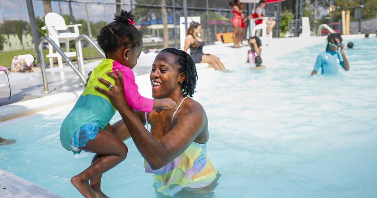 Photos: Lemann Pool on the Lafitte Greenway opens for the first time since Covid