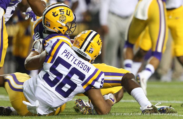 LSU spring game called for lightning delay; game completed indoors Sports