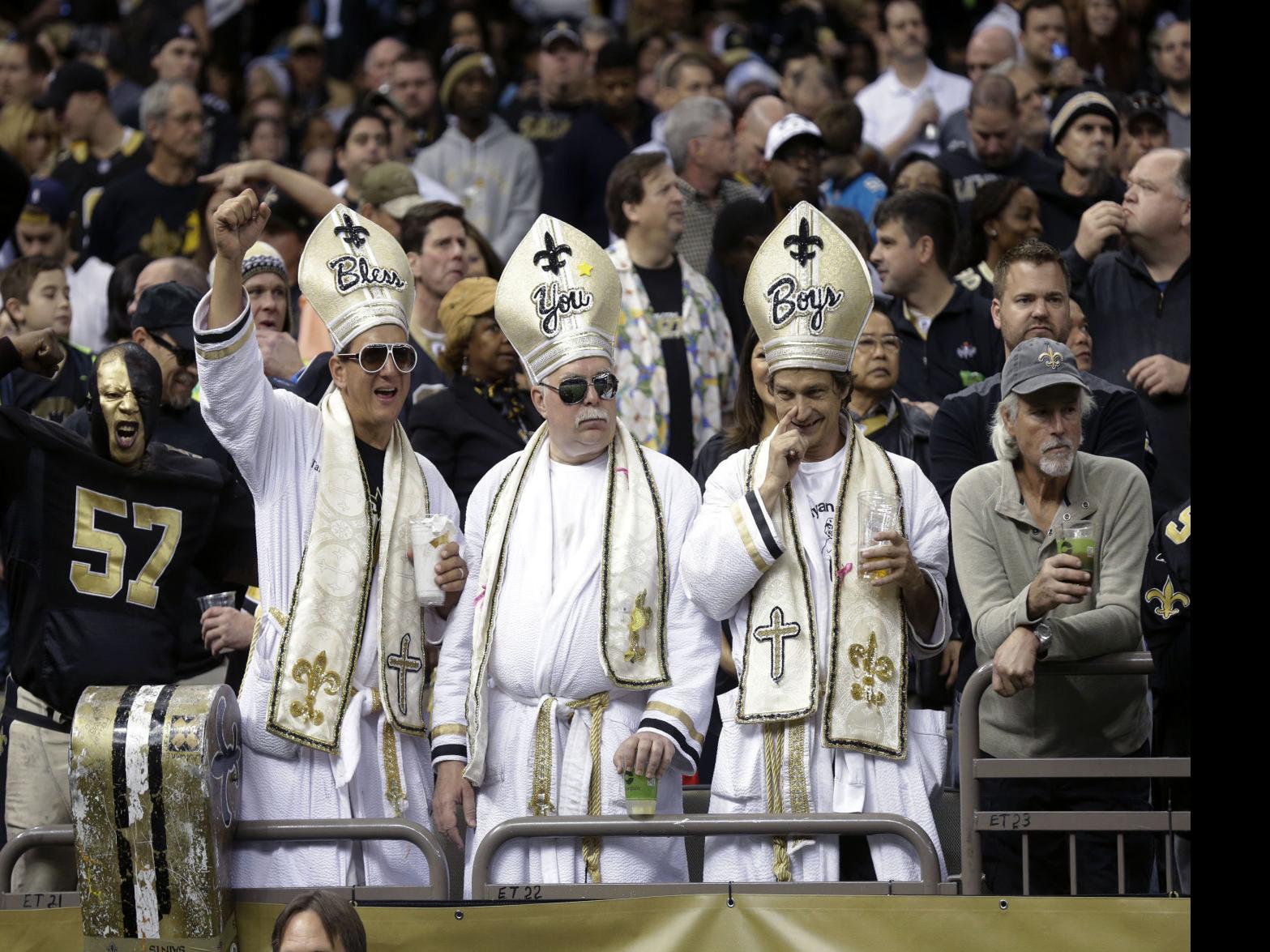 What happens when Saints superfans, 2 of the 3 You Boys Popes, New Popes pop up | Saints |