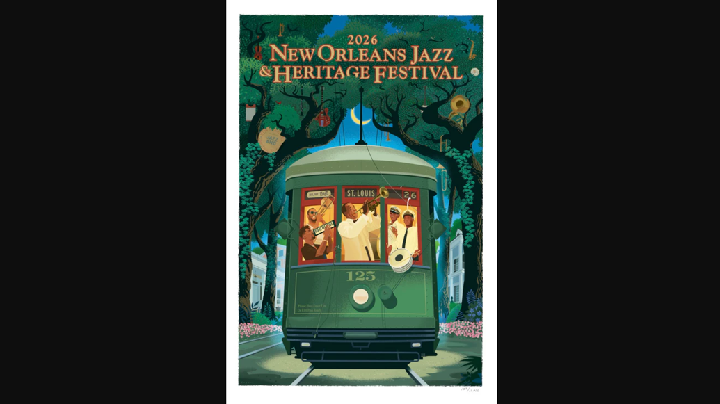 2026-jazz-fest-poster-takes-a-nighttime-nola-streetcar-ride-arts