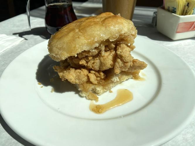 Up and Adam Eatz's chicken biscuits could make a person fall in love