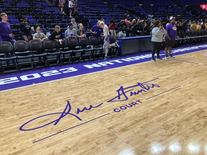 Dale Brown Sue Gunter names separate on LSU court LSU nola com