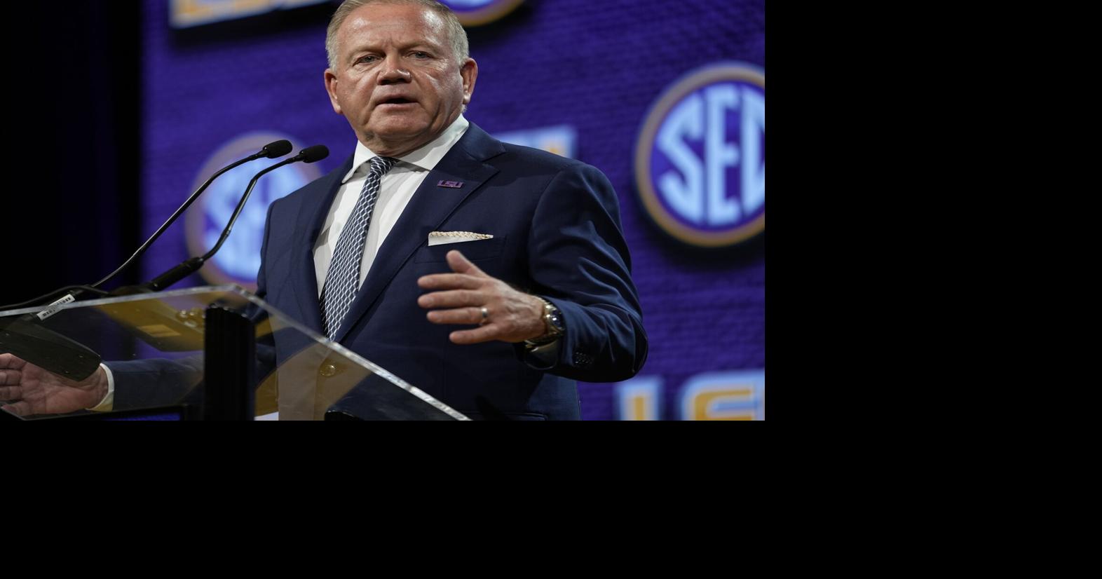 SEC Media Days 2024: See when LSU football head coach Brian Kelly
