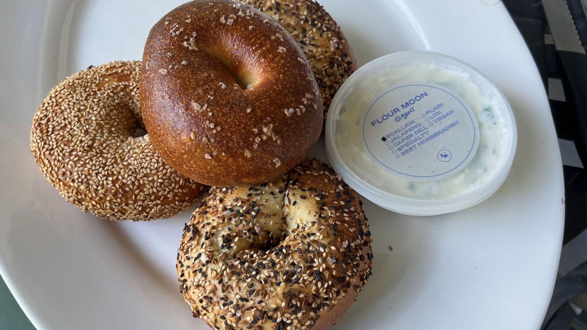 Flour Moon Bagels opens on Lafitte Greenway, from pastry chef turned