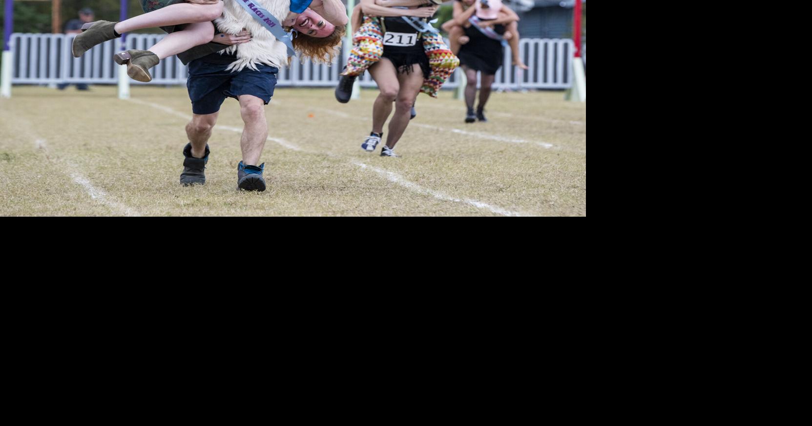 New Orleans' Human Horse Races are an absurd alternative to the real thing on Thanksgiving
