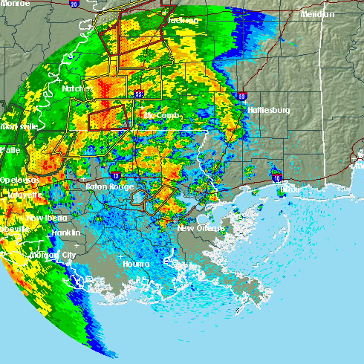 Power Outages Storms Impact The New Orleans Area Weather Nola Com