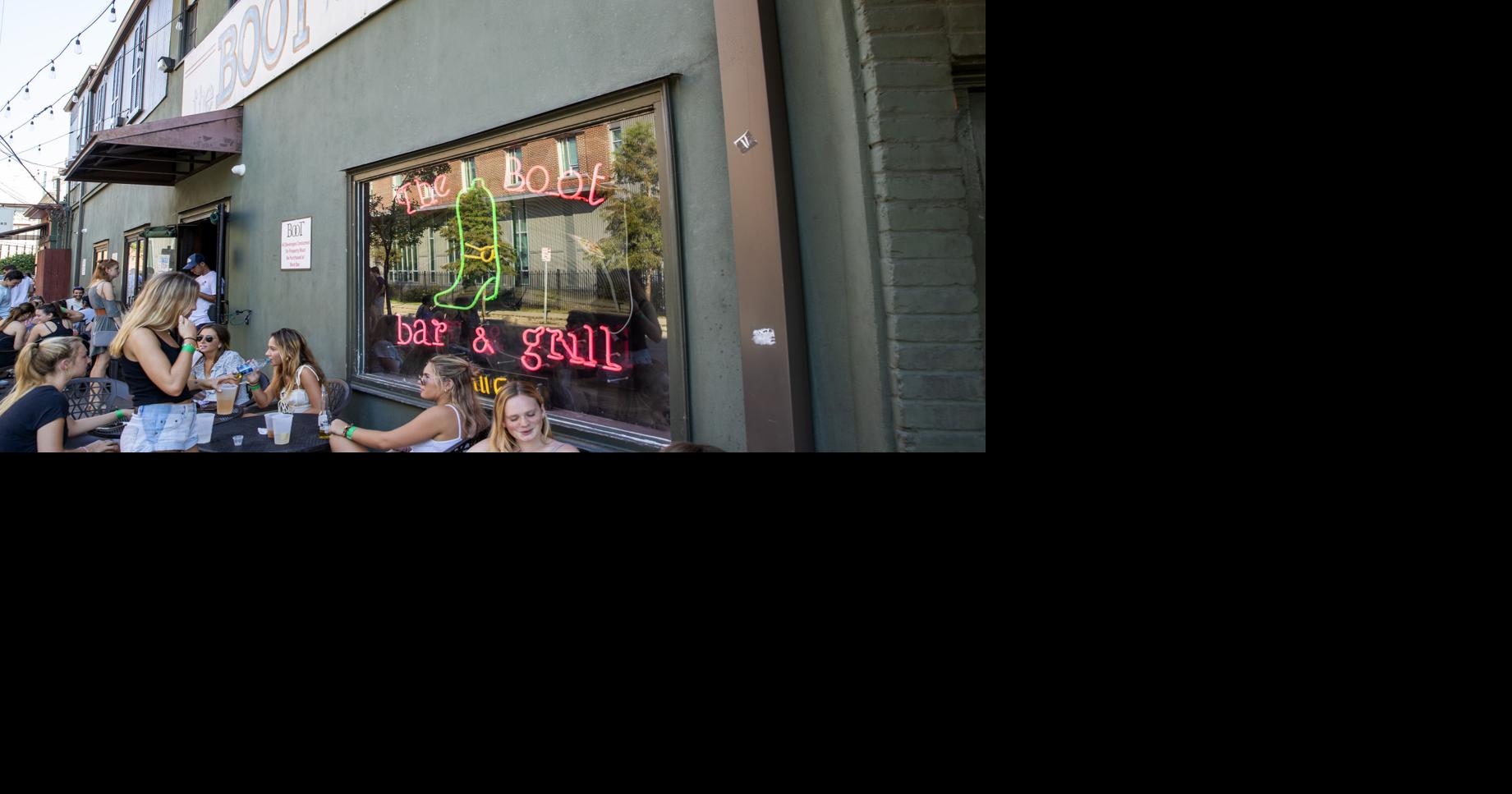 Partying outside The Boot is NOLA tradition. Now the college bar’s outdoor seating is in limbo.