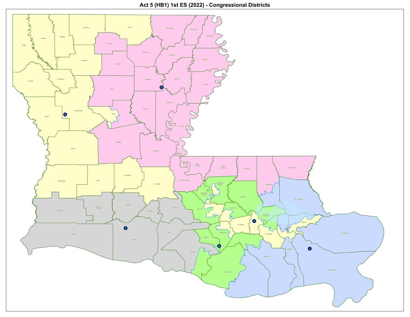 Louisiana lawmakers are weighing a redesign of congressional districts ...