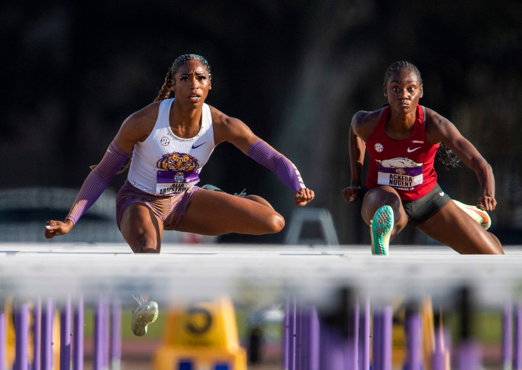 LSU hurdles champ Alia Armstrong runs her way — with flair | LSU