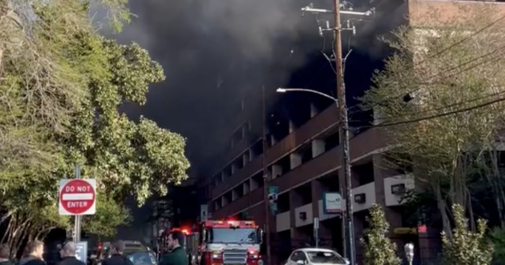 Touro Infirmary evacuates patients after fire breaks out at Uptown New Orleans parking garage