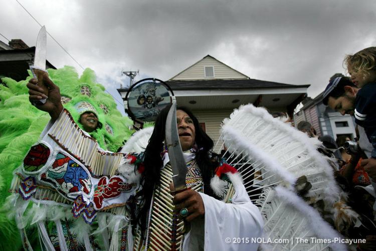 Mardi Gras Indians show off their beaded suits at JazzFest - Washington Post