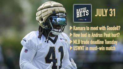Alvin Kamara to meet with Roger Goodell? Watch on Bayou Bets, Sports  Betting