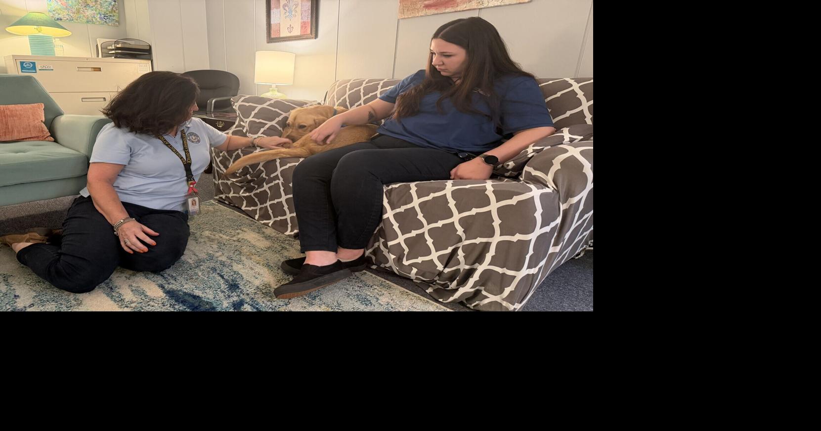 Meet Klancey, the facility dog helping child victims in Baton Rouge courtrooms