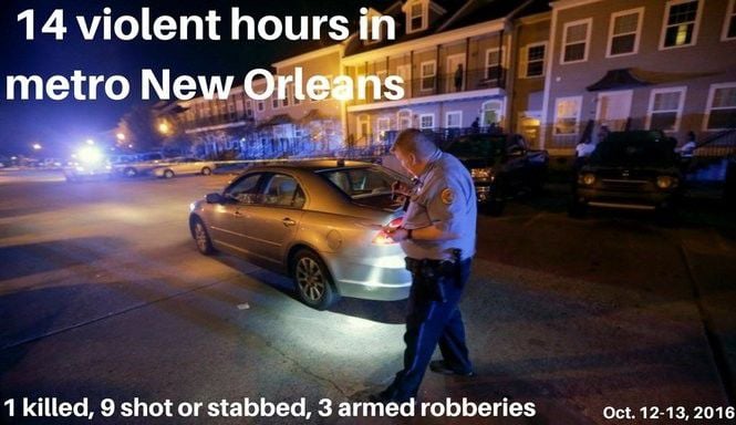 1 Dead, 9 Wounded In 14 Violent Hours In Metro New Orleans | Crime ...