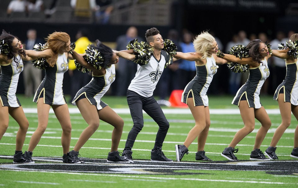 Watch as Jesse Hernandez, the first ever male Saintsation, performs in  Superdome 