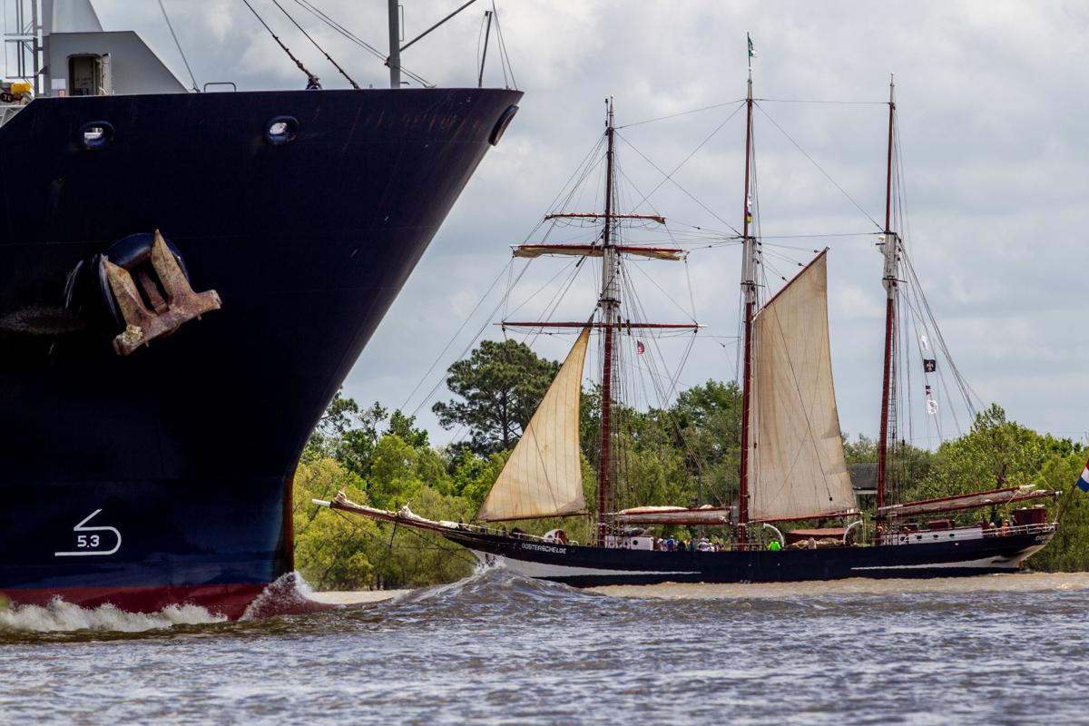 'Tall ships' make their way into New Orleans on Thursday for