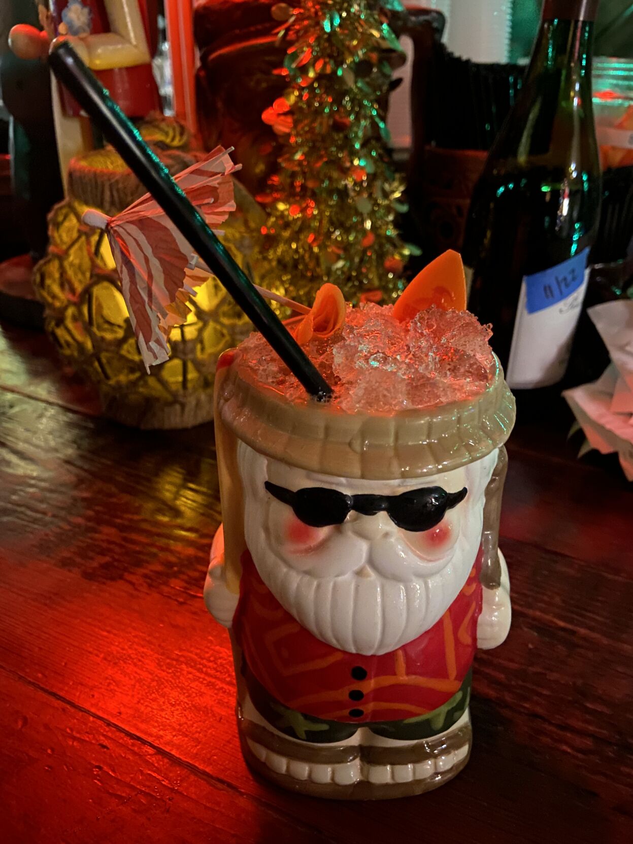 Sippin santa cocktail popup at beachbum berry's Latitude 29 Where