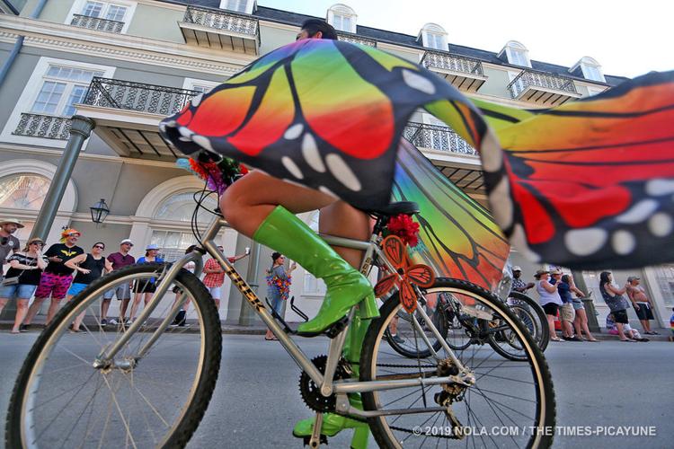 The 11th annual World Naked Bike Ride, New Orleans edition See the