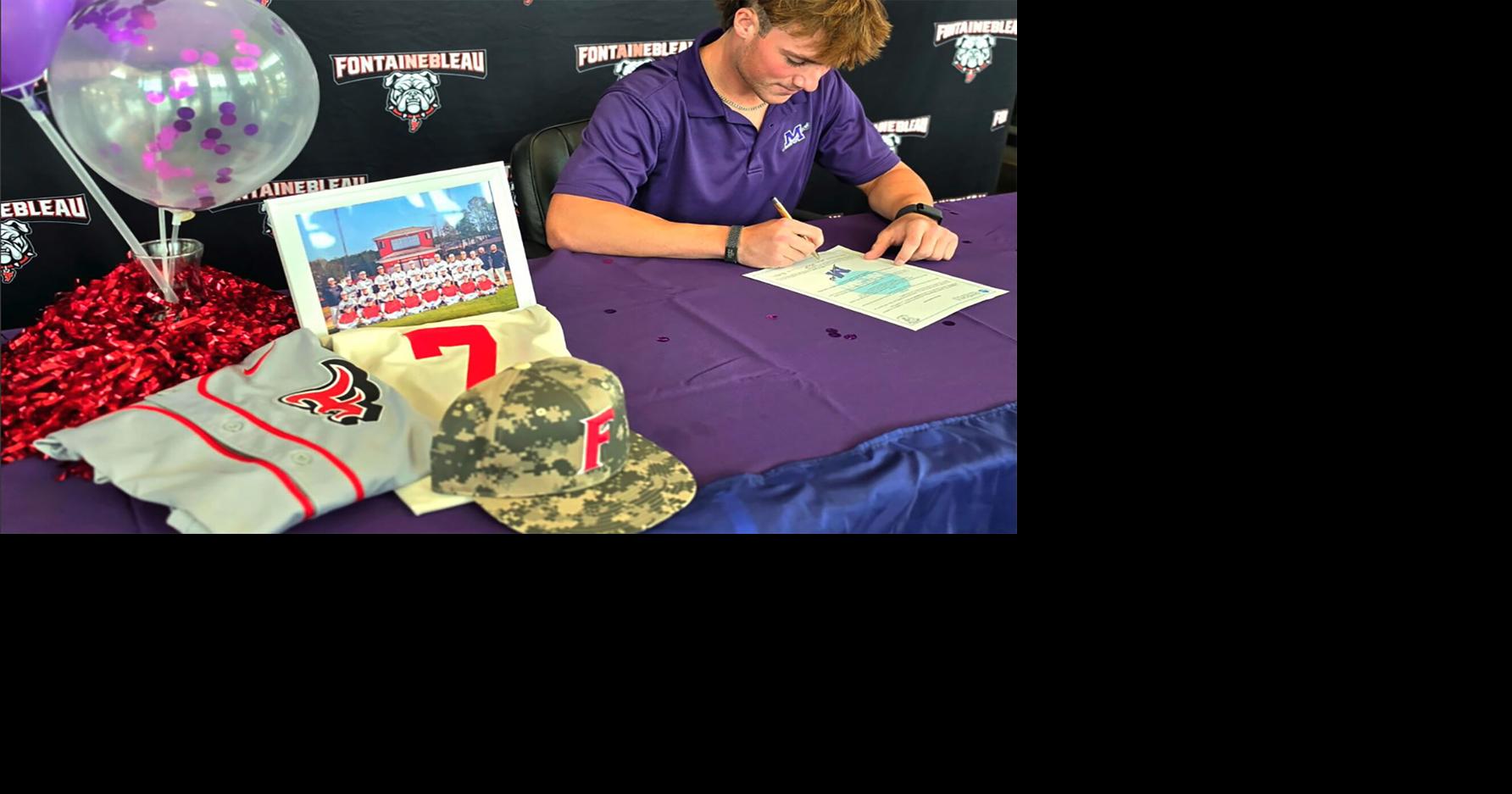 A Fontainebleau senior has overcome two knees injuires to play baseball at Millsaps