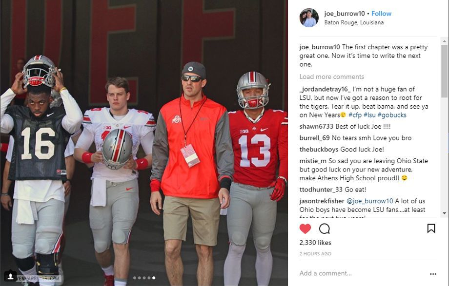 New LSU QB Joe Burrow is ready to write 