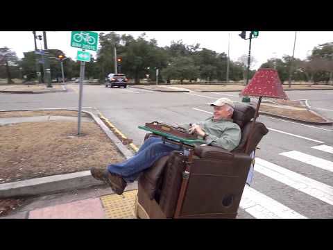 Taking a test drive with the Laissez Boys Mardi Gras parading