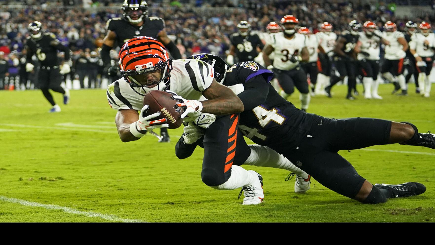 Bengals vs. Ravens Anytime Touchdown Odds