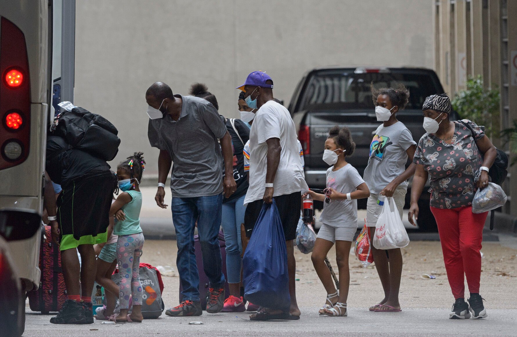 'Just gone': Hurricane Laura evacuees in New Orleans describe