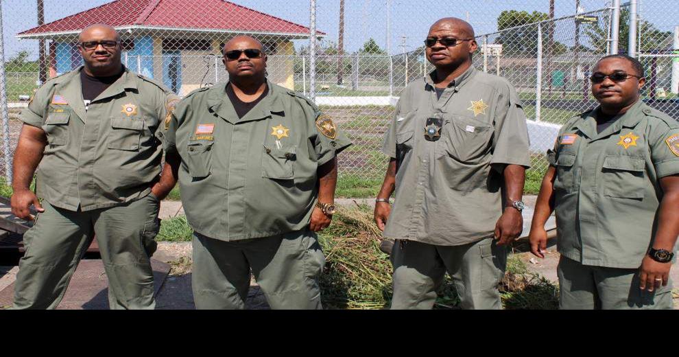 Orleans Parish Sheriff’s Office helps with cleanup near Odile Davis