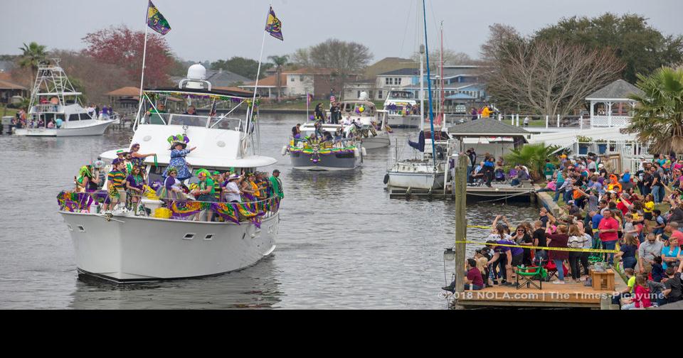 See photos from the Krewe of Bilge's annual Mardi Gras boat parade