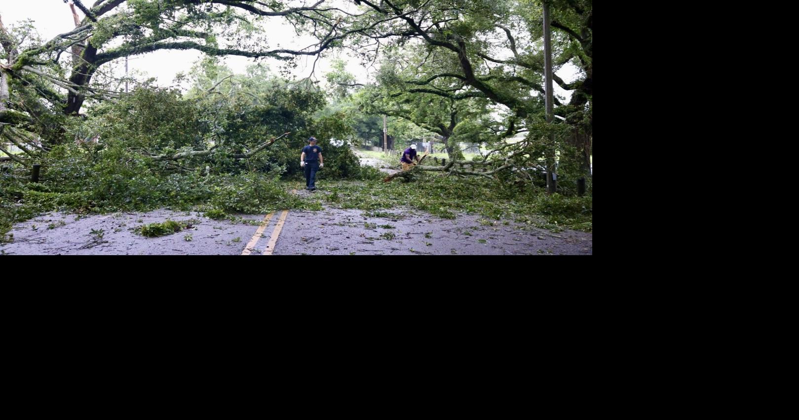 Here’s a look at Arthur damages in one New Orleans neighborhood: ‘Debris flying everywhere’