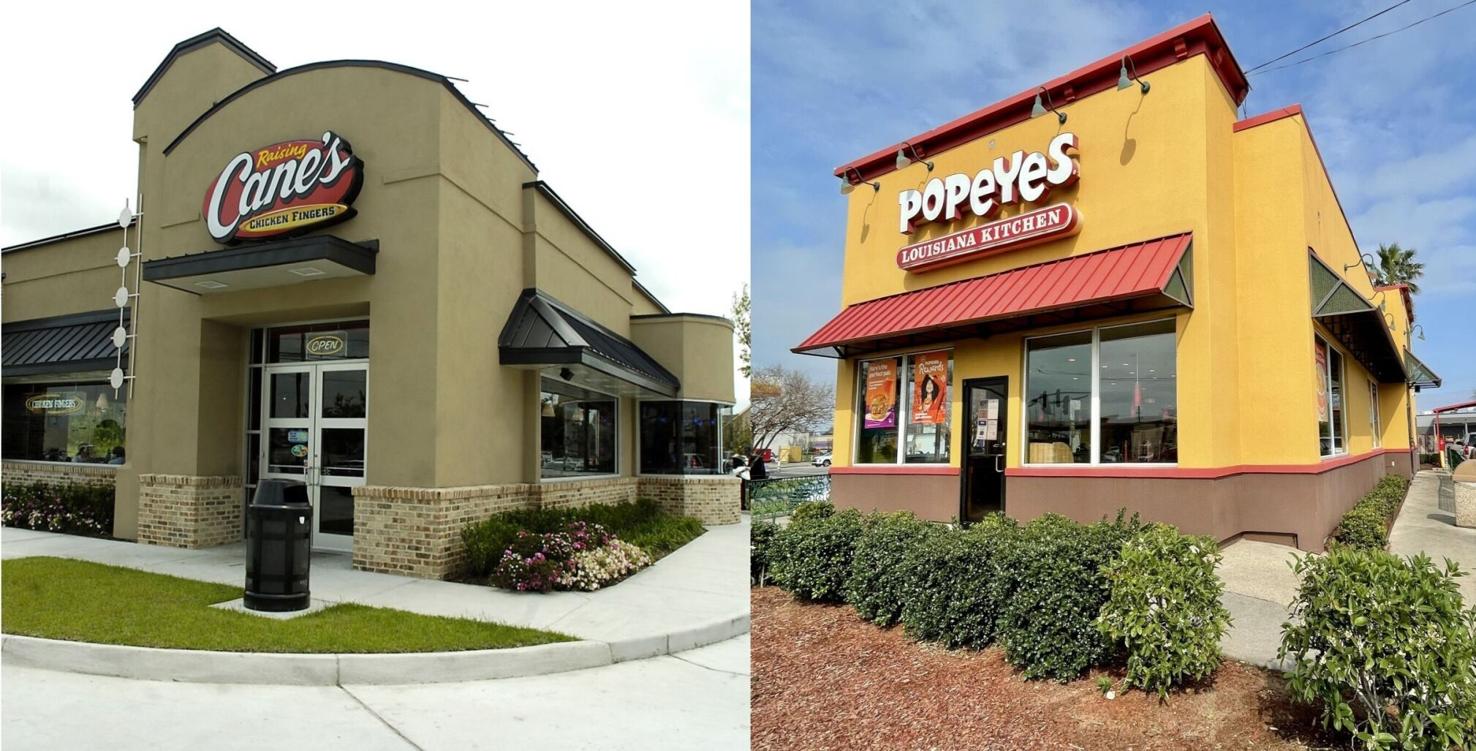 Popeyes vs. Cane's Which fried chicken is more popular in Louisiana