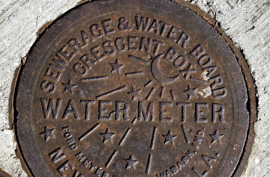 New Orleans Sewerage and Water Board meter cover file photo