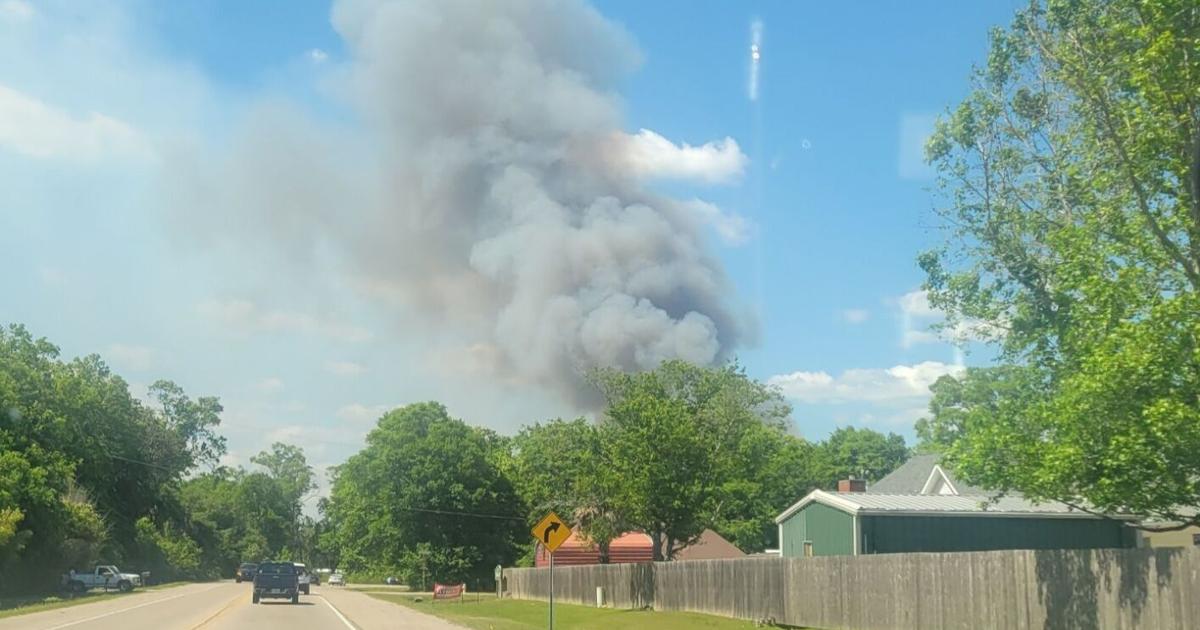 Forest fire burns in St. Tammany Parish, officials working to contain blaze