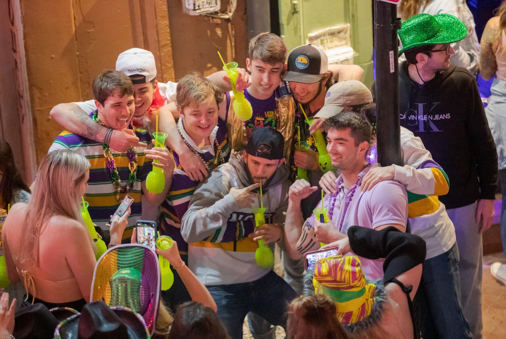 Photos The party continues on Bourbon Street in New Orleans during the