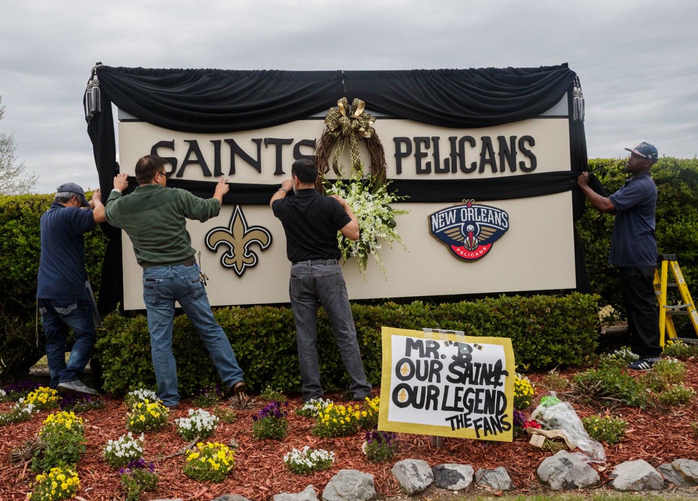 Photos: Fans react to loss of Tom Benson, owner of the New Orleans