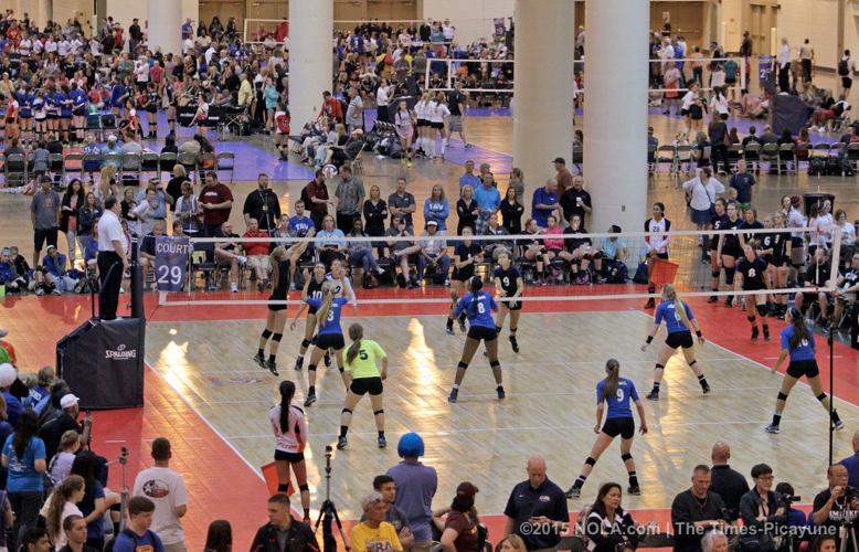 New Orleans hosts more than 13,000 girls volleyball players for a