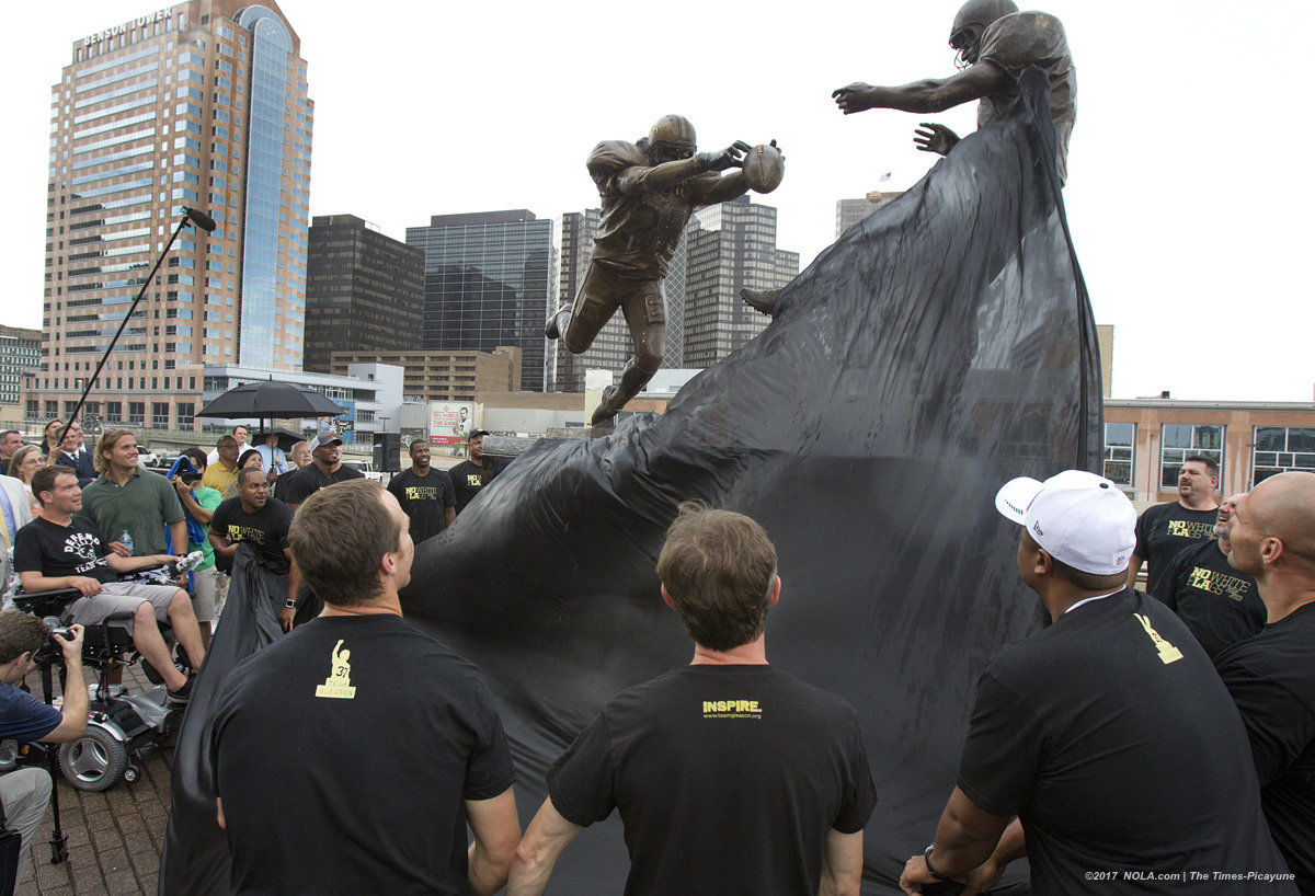 Steve Gleason Rebirth - Hanlon Sculpture